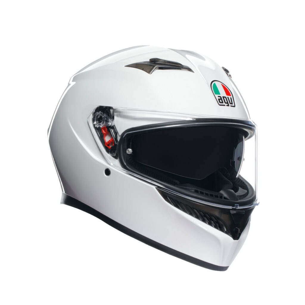 CASCO AGV K3 AGV E2206  MONO SETA WHITE