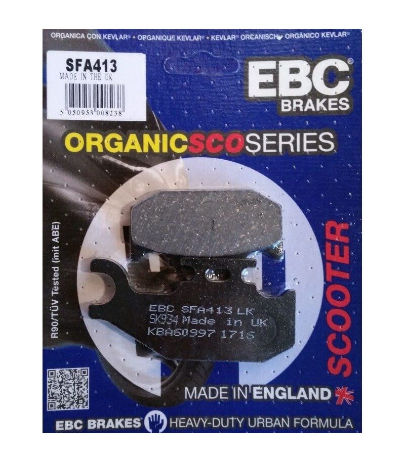 PASTILLA FRENO SCOOTER ORGANICA EBC sfa413