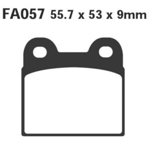 PASTILLA FRENO MOTO ORGANICA EBC FA057