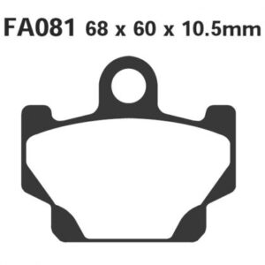 PASTILLA FRENO MOTO ORGANICA EBC FA081