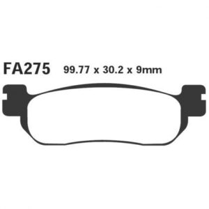 PASTILLA FRENO SCOOTER ORGANICA EBC SFA275