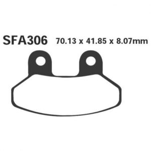 PASTILLA FRENO SCOOTER ORGANICA EBC SFA306