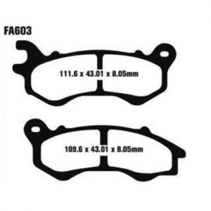PASTILLA FRENO SCOOTER ORGANICA EBC SFA603