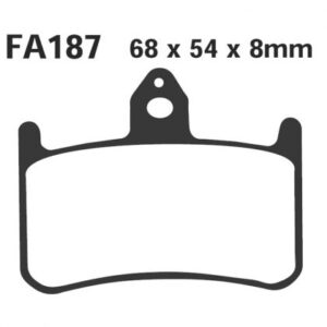 PASTILLA FRENO MOTO SINTERIZADA EBC FA187HH