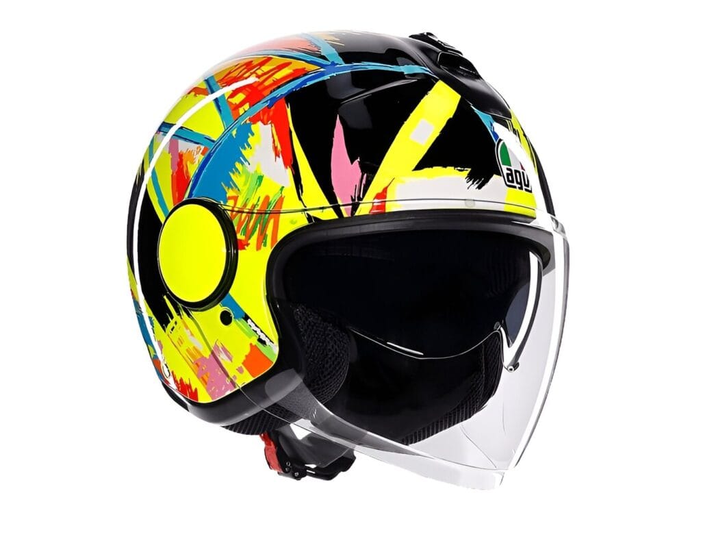 CASCO AGV ETERES E2206 ROSSI WINTER TEST 2019