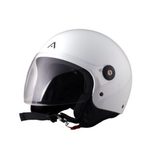 CASCO MOTORISTA ADN JET SPRITZ  BIANCO PURO OPACO