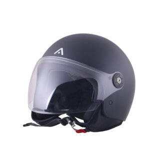 CASCO MOTORISTA ADN JET SPRITZ NERO OPACO