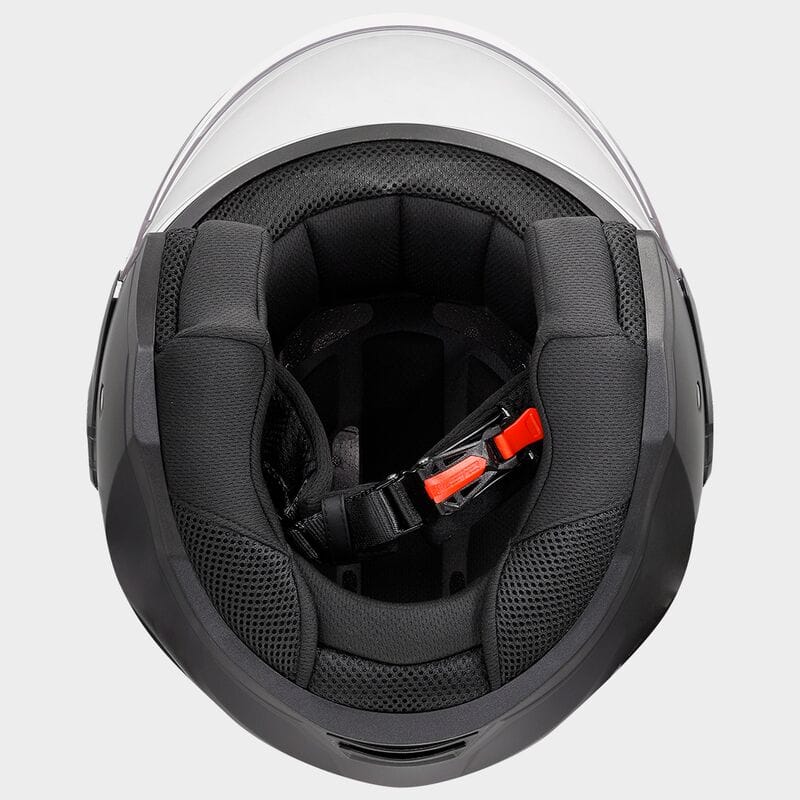 CASCO MOTO OPEN FACE LS2 OF616 AIRFLOW II SOLID MATT BLACK (E22.06) - Imagen 2