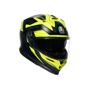 CASCO AGV K7 AGV E2206 MPLK GLIMPSE MATT BLACK/YELLOW FLUO