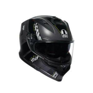 CASCO AGV K7 AGV E2206 MPLK KYBER MATT GREY/YELLOW FLUO