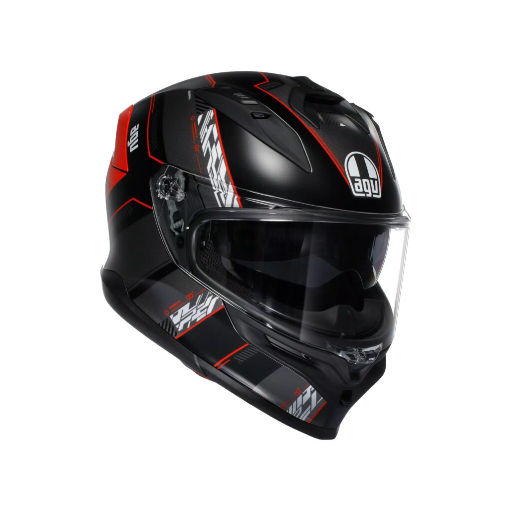 CASCO AGV K7 AGV E2206 MPLK KYBER MATT BLACK/RED