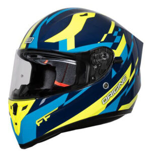 CASCO ORIGINE STRADA REVEAL YELLOW BLUE GLOSS (ECE22.06)