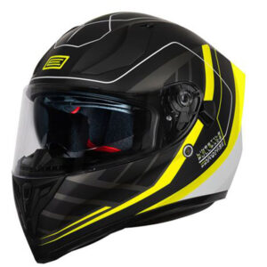 CASCO ORIGINE STRADA LINESTYLE FLUO YELLOW BLACK MATT (ECE22.06)