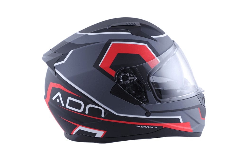 ADN STELVIO FURY BLACK GREY RED - Imagen 4