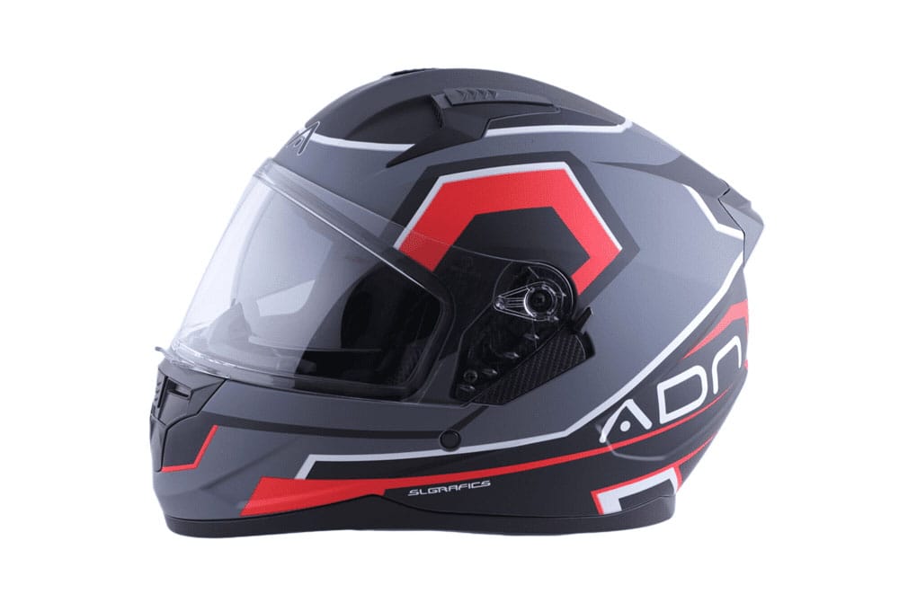 ADN STELVIO FURY BLACK GREY RED - Imagen 3