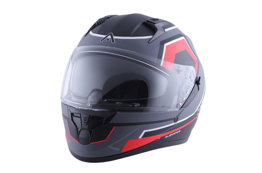 ADN STELVIO FURY BLACK GREY RED