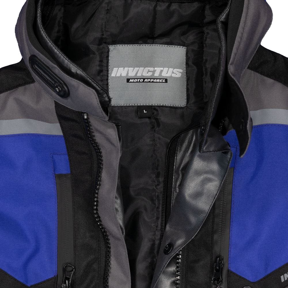 Chaqueta Invictus Tricapa Tulkas Azul Roja - Imagen 2