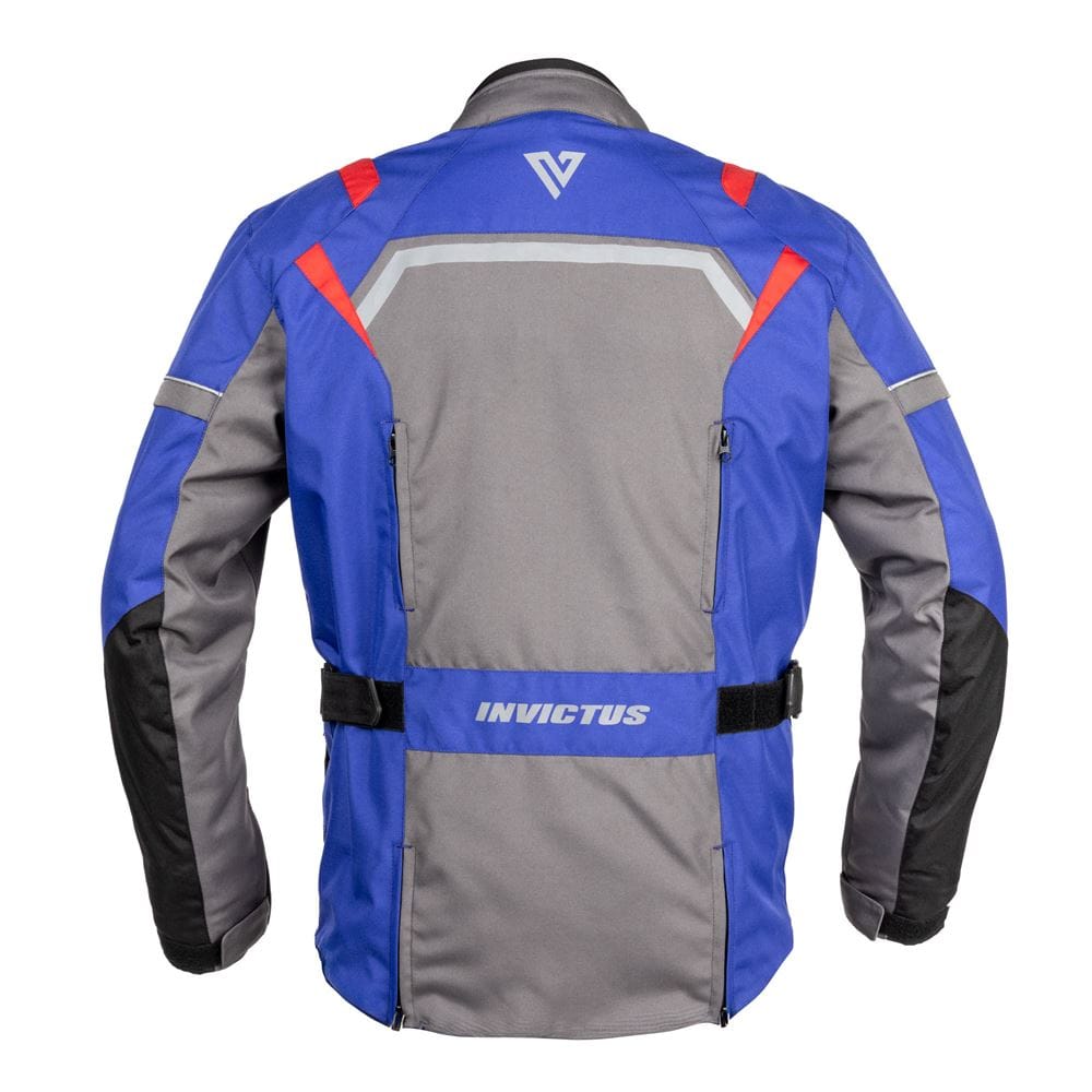Chaqueta Invictus Tricapa Tulkas Azul Roja - Imagen 3
