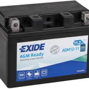 BATERIA MOTO PRECARGADA AGM 12-11 EXIDE EQUIVALE A YTZ14-BS