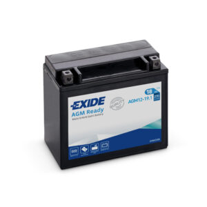 BATERIA MOTO AGM12-19.1 AGM PRECARGADA (SLA) EXIDE EQUIVALE A YTX20H-BS Y 65991-82B