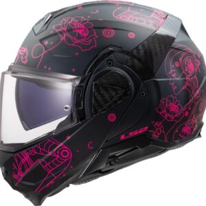 CASCO MODULAR LS2 FF910 ADVANT II SOPHIA BLACK PINK