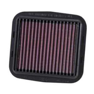 FILTRO AIRE MOTO LAVABLE KN DU-1112R ALTO RENDIMIENTO