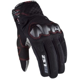 GUANTES LS2 CHAKI NEGRO HOMBRE
