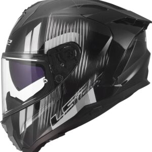 CASCO INTEGRAL LS2 FF817 CHALLENGER II NITRO BLACK GREY