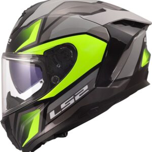 CASCO INTEGRAL LS2 FF817 CHALLENGER II VIPER GREY H-V YELLO