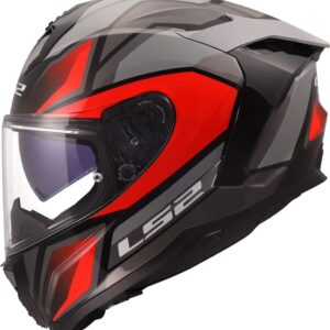 CASCO INTEGRAL LS2 FF817 CHALLENGER II VIPER GREY BLUE RED