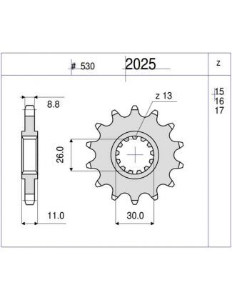 PIÑON OGNIBENE 17 D mod 2025