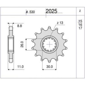 PIÑON OGNIBENE 18 D mod 2025