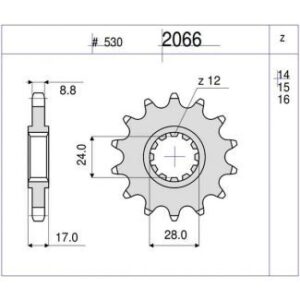 PIÑON OGNIBENE 15 D mod 2066