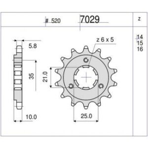 PIÑON OGNIBENE 15 D mod 7029