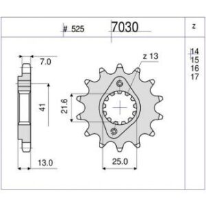PIÑON OGNIBENE 15 D mod 7030