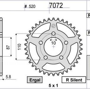 PIÑON OGNIBENE 46 D mod 7072