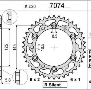 PIÑON OGNIBENE 45 D mod 7074