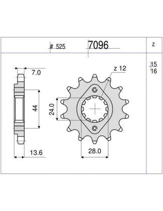 PIÑON OGNIBENE 16 D mod 7096