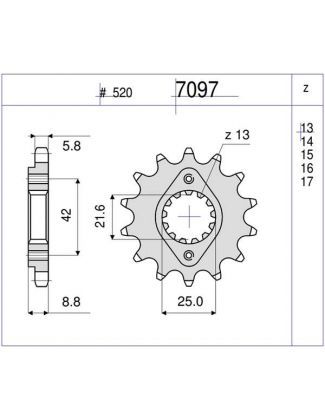 PIÑON OGNIBENE 16 D mod 7097