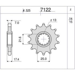 PIÑON OGNIBENE 15 D mod 7122