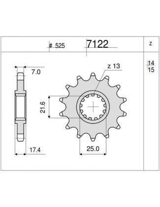 PIÑON OGNIBENE 15 D mod 7122