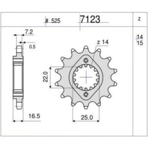 PIÑON OGNIBENE 14 D mod 7123