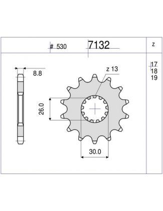 PIÑON OGNIBENE 18 D mod 7132