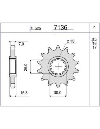 PIÑON OGNIBENE 15 D mod 7136