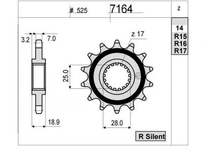 PIÑON OGNIBENE 16 D mod 7164