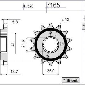 PIÑON OGNIBENE 14 D mod 7165