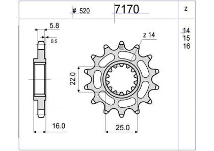 PIÑON OGNIBENE 15 D mod 7170