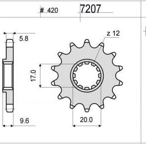 PIÑON OGNIBENE 14 D mod 7207