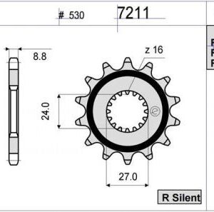 PIÑON OGNIBENE 17 D mod 7211