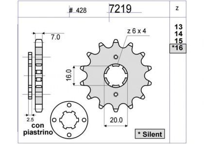 PIÑON OGNIBENE 14 D mod 7219